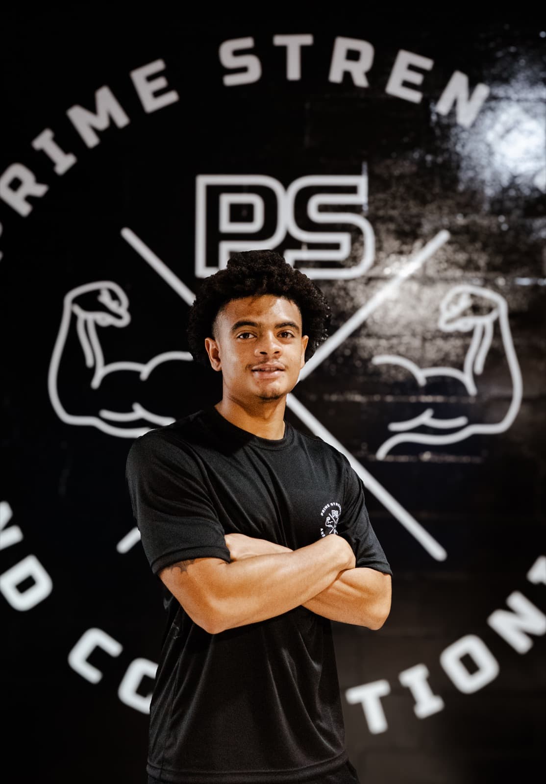 Zay at the gym he trains out of